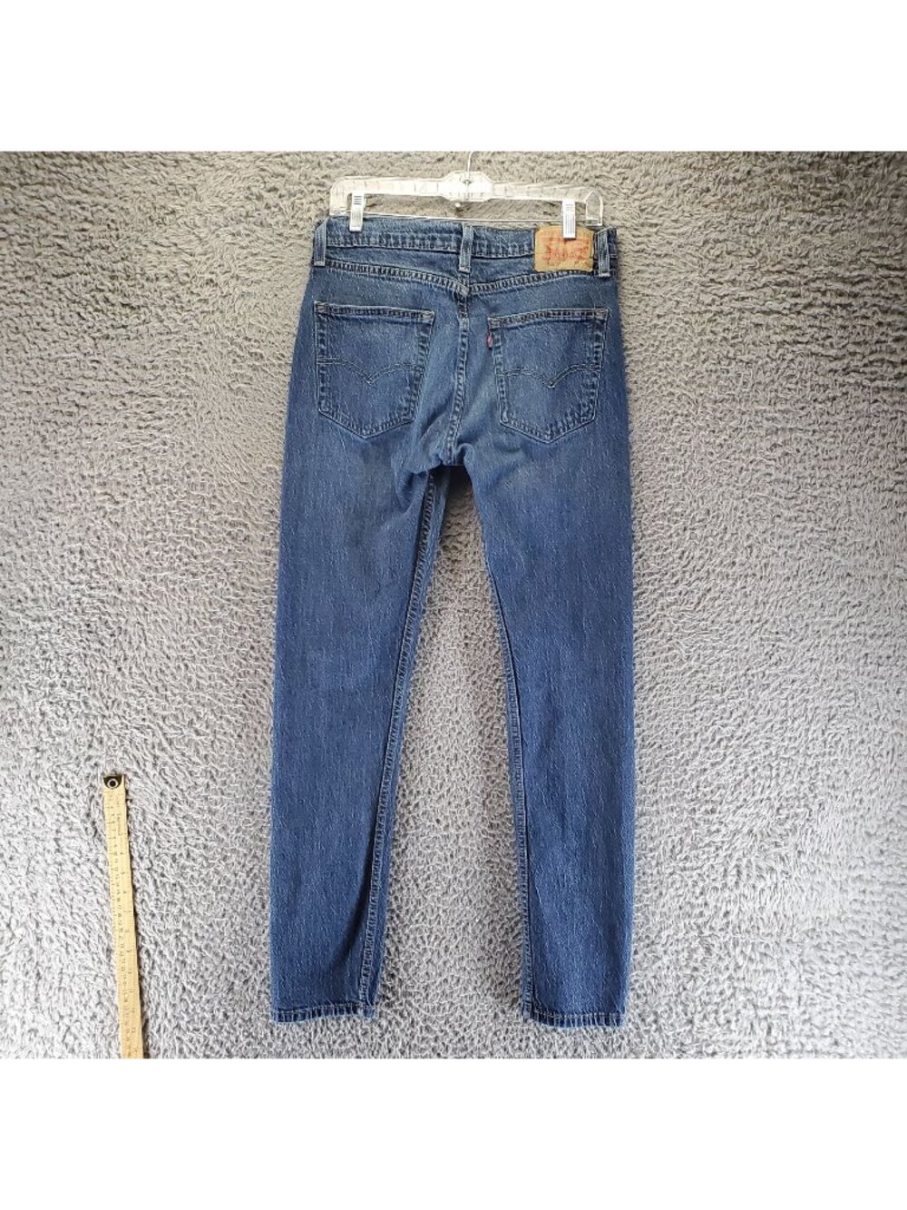 Levis Jeans Mens 38x34 Blue 512 Slim Taper Stretch Denim *Read*